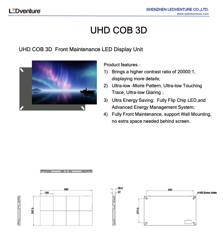 Ultra HD COB LED Display